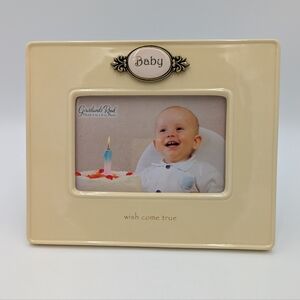 Grasslands Road Tan Baby Picture Frame 4in X 6in Baby Wish Come True Gift New